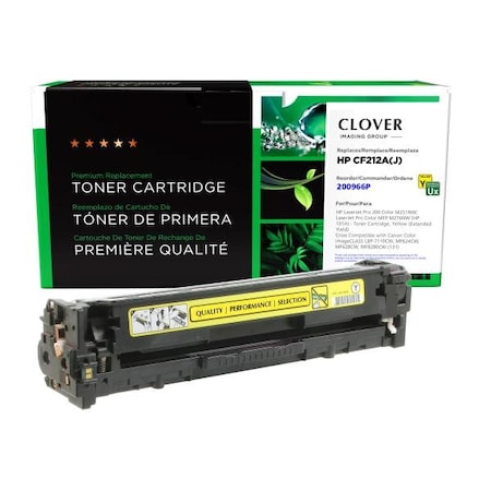 Clover Imaging Group Imaging Remanufactured Extended Yield Yellow Toner Cartridge 200966P
